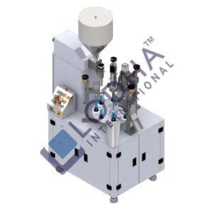 Semi-Automatic Cosmetic Tube Filling Sealing Crimping Machine